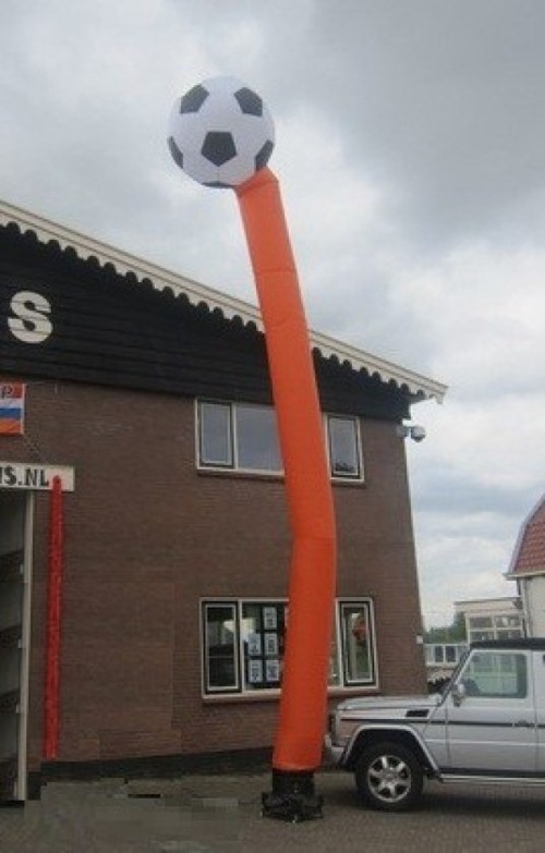 Skytube oranje voetbal 9m